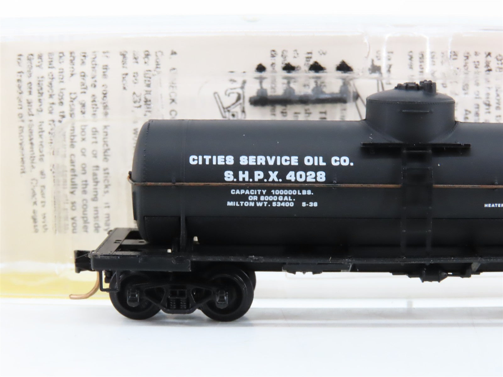 N Scale Micro-Trains MTL 65110 SHPX Cities Service 39' Tank Car 4028 RTR