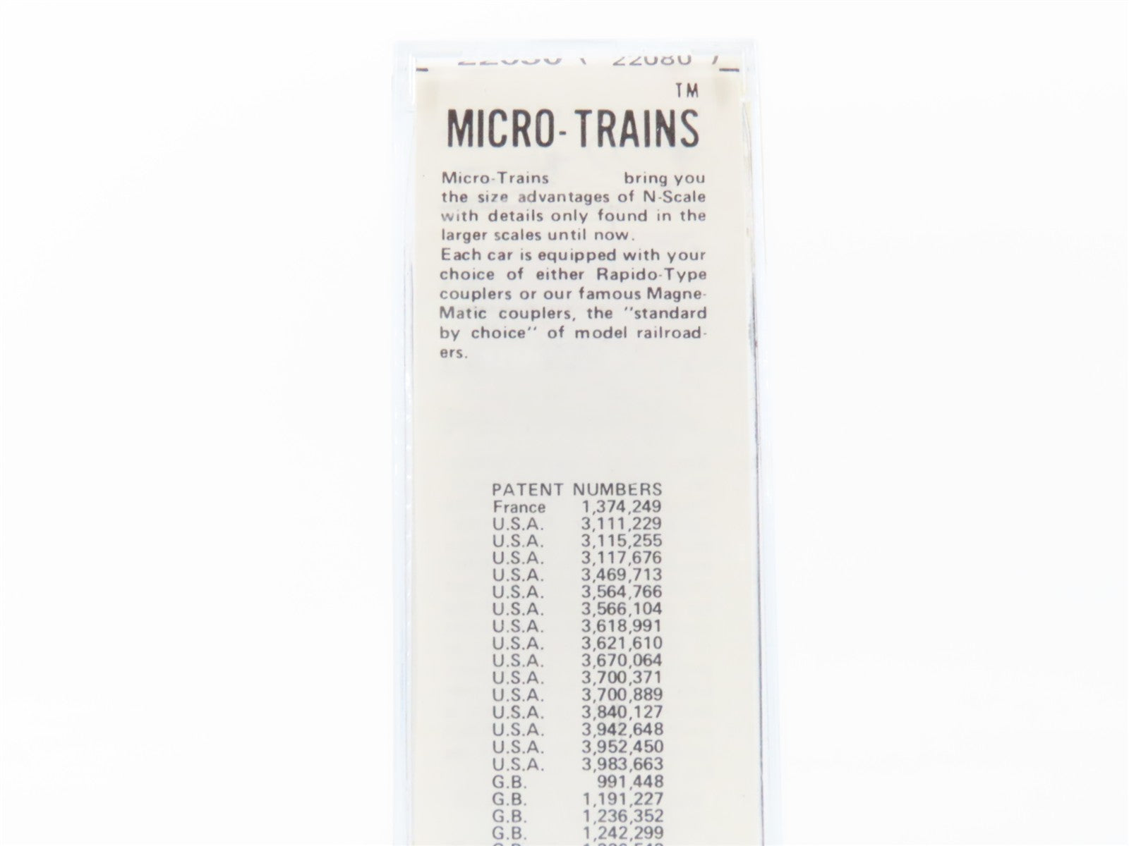 N Scale Micro-Trains MTL 22030 UP Union Pacific 40' Box Car 110022 RTR