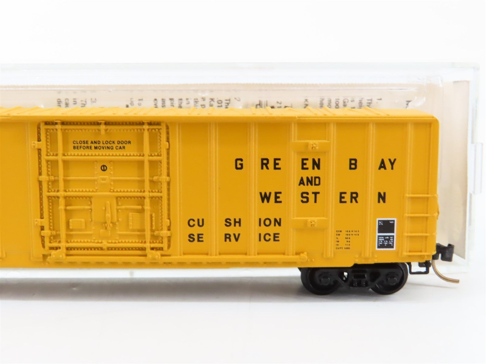 N Scale Kadee Micro-Trains MTL 27080 GBW Green Bay Route 50' Box Car 7356 RTR