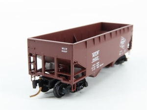 N Scale Micro-Trains MTL 55300 MILW Milwaukee Road 33' 2-Bay Hopper 94537 RTR