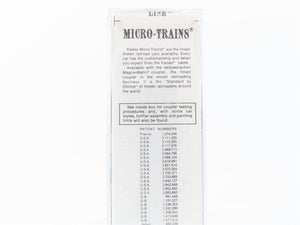 N Scale Micro-Trains MTL 55300 MILW Milwaukee Road 33' 2-Bay Hopper 94537 RTR