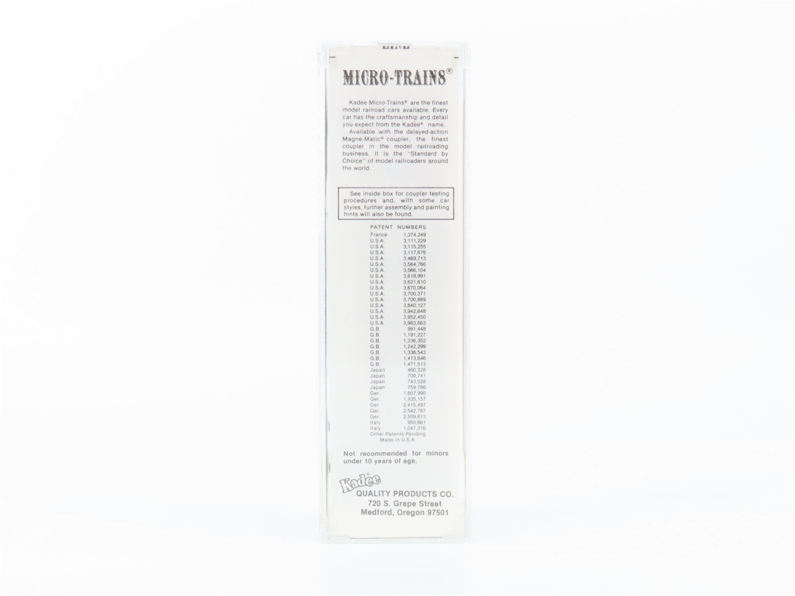 N Kadee Micro-Trains MTL 25460 MSE Mississippi Export Railroad 50' Box Car 943