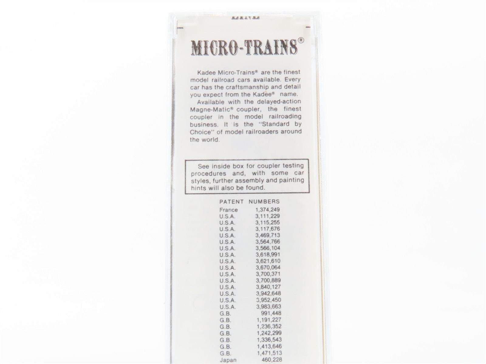 N Kadee Micro-Trains MTL 25460 MSE Mississippi Export Railroad 50' Box Car 943