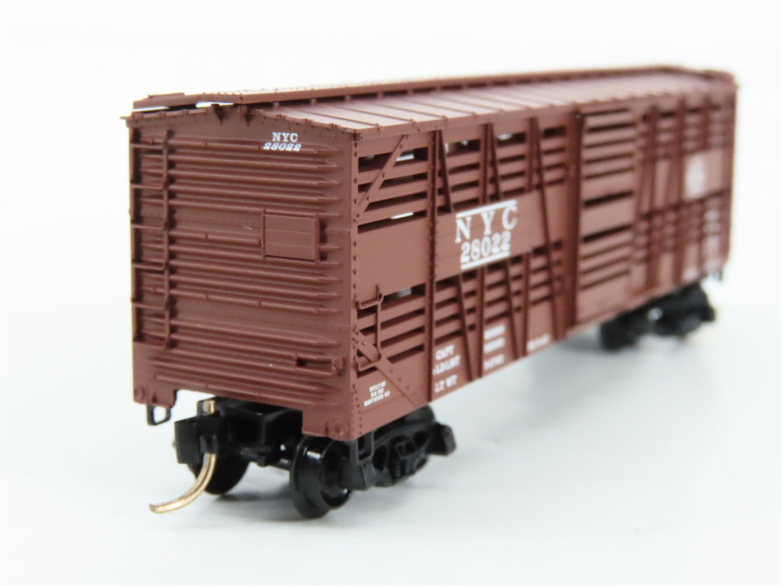 N Scale Micro-Trains MTL 35040 NYC New York Central 40' Stock/Cattle Car RTR