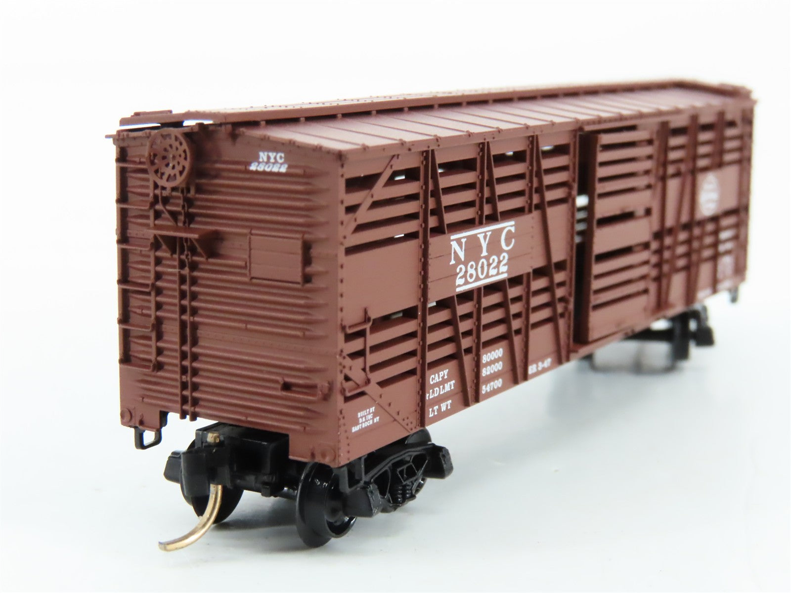 N Scale Micro-Trains MTL 35040 NYC New York Central 40' Stock/Cattle Car RTR