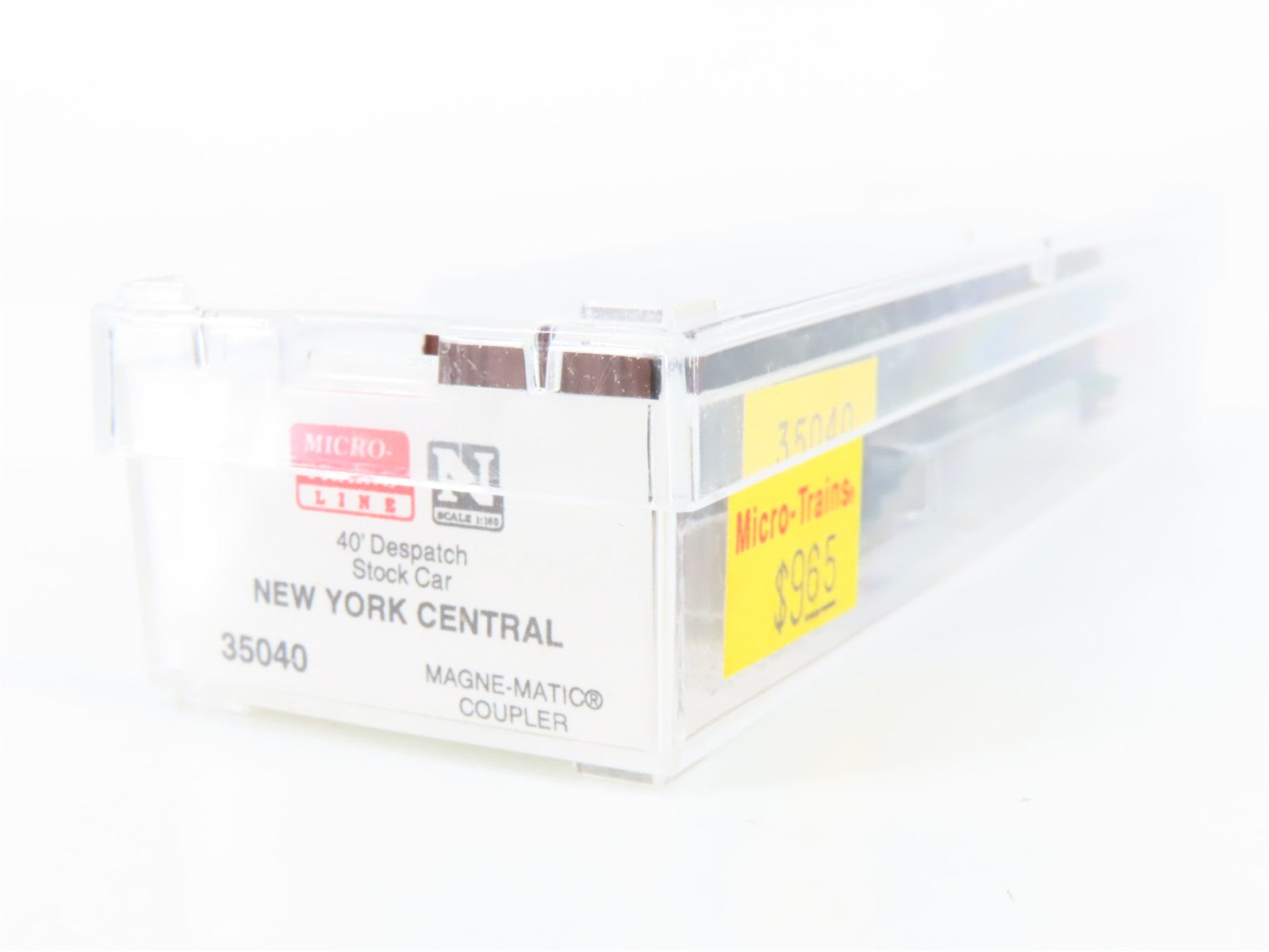 N Scale Micro-Trains MTL 35040 NYC New York Central 40' Stock/Cattle Car RTR