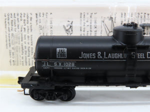 N Scale Micro-Trains MTL 65160 JLSX Jones & Laughlin Steel 39' Tank Car 1028 RTR