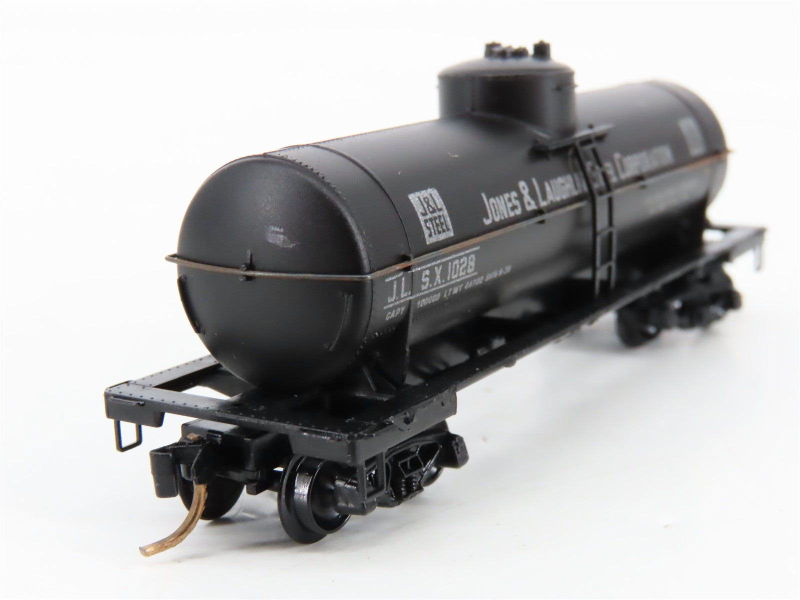 N Scale Micro-Trains MTL 65160 JLSX Jones & Laughlin Steel 39' Tank Car 1028 RTR