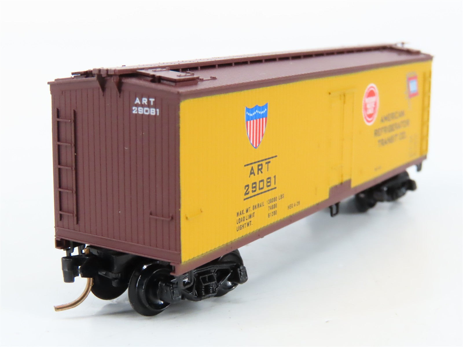 N Scale Micro-Trains MTL 49290 American Refrigerator Transit 40' Reefer RTR