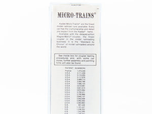 N Scale Kadee Micro-Trains MTL 20840 MNS 40' Single Door Box Car 1018 RTR
