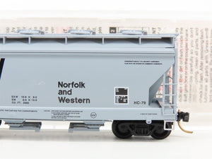N Scale Micro-Trains MTL 92050 NW Norfolk & Western 2-Bay Covered Hopper RTR