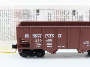 N Scale Micro-Trains MTL 56060 PRR Pennsylvania 33' 2-Bay Hopper 220455 RTR