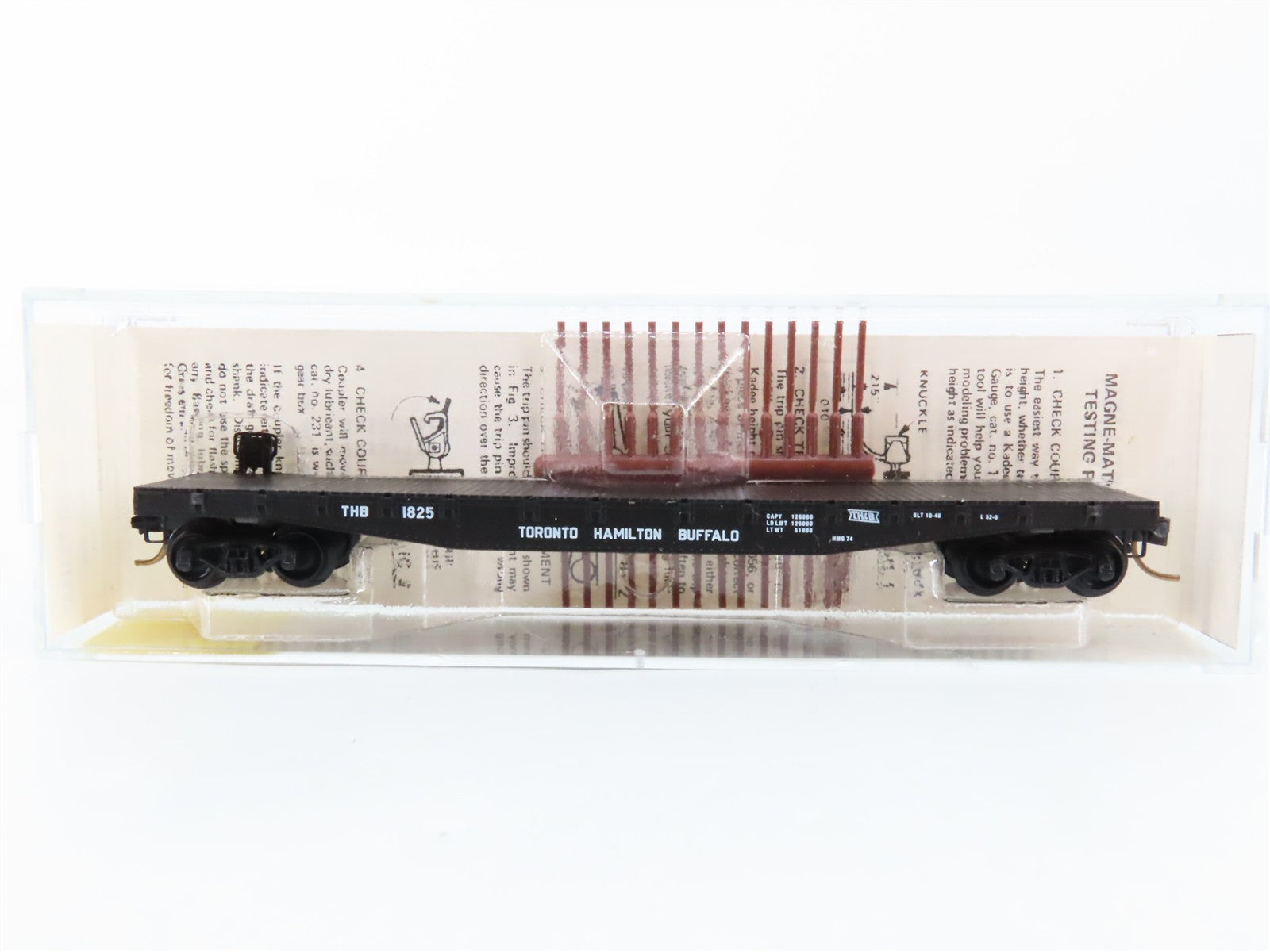 N Scale Micro-Trains MTL 45150 Toronto, Hamilton & Buffalo 50' Flat Car RTR