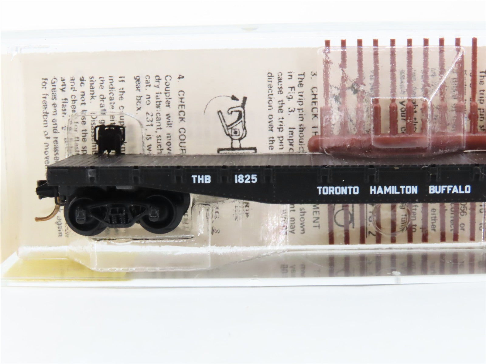 N Scale Micro-Trains MTL 45150 Toronto, Hamilton & Buffalo 50' Flat Car RTR