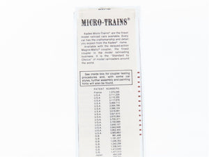 N Scale Micro-Trains MTL 45150 Toronto, Hamilton & Buffalo 50' Flat Car RTR