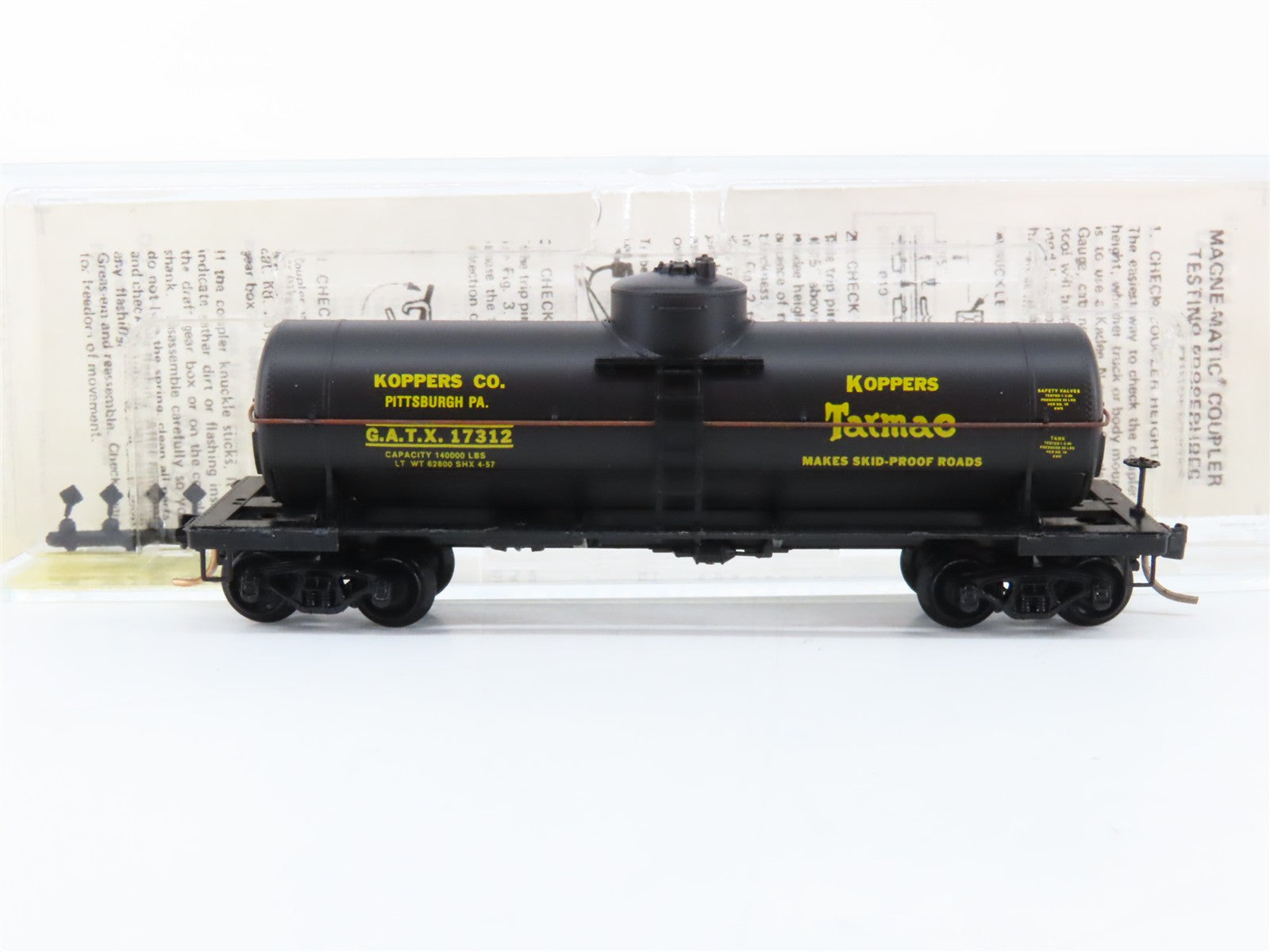 N Scale Micro-Trains MTL 65220 GATX 39' Single Dome Tank Car 17312 RTR