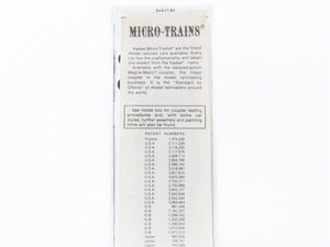 N Scale Micro-Trains MTL 31160 Western Maryland 50' Box Car 34006 RTR