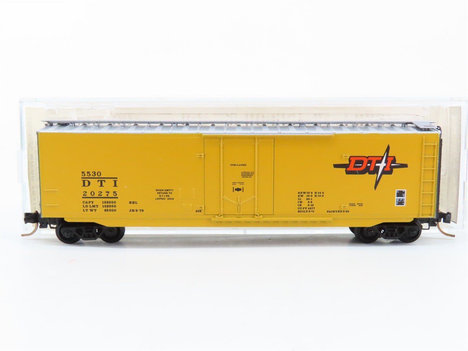 N Scale Micro-Trains MTL 32150 Detroit, Toledo & Ironton 50' Box Car RTR