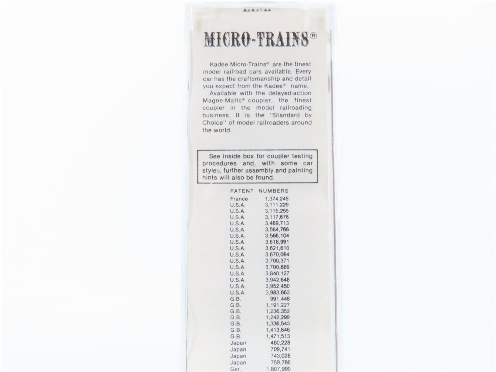 N Kadee Micro-Trains MTL 31140 ACL Atlantic Coast Line 50' Box Car 31457 RTR