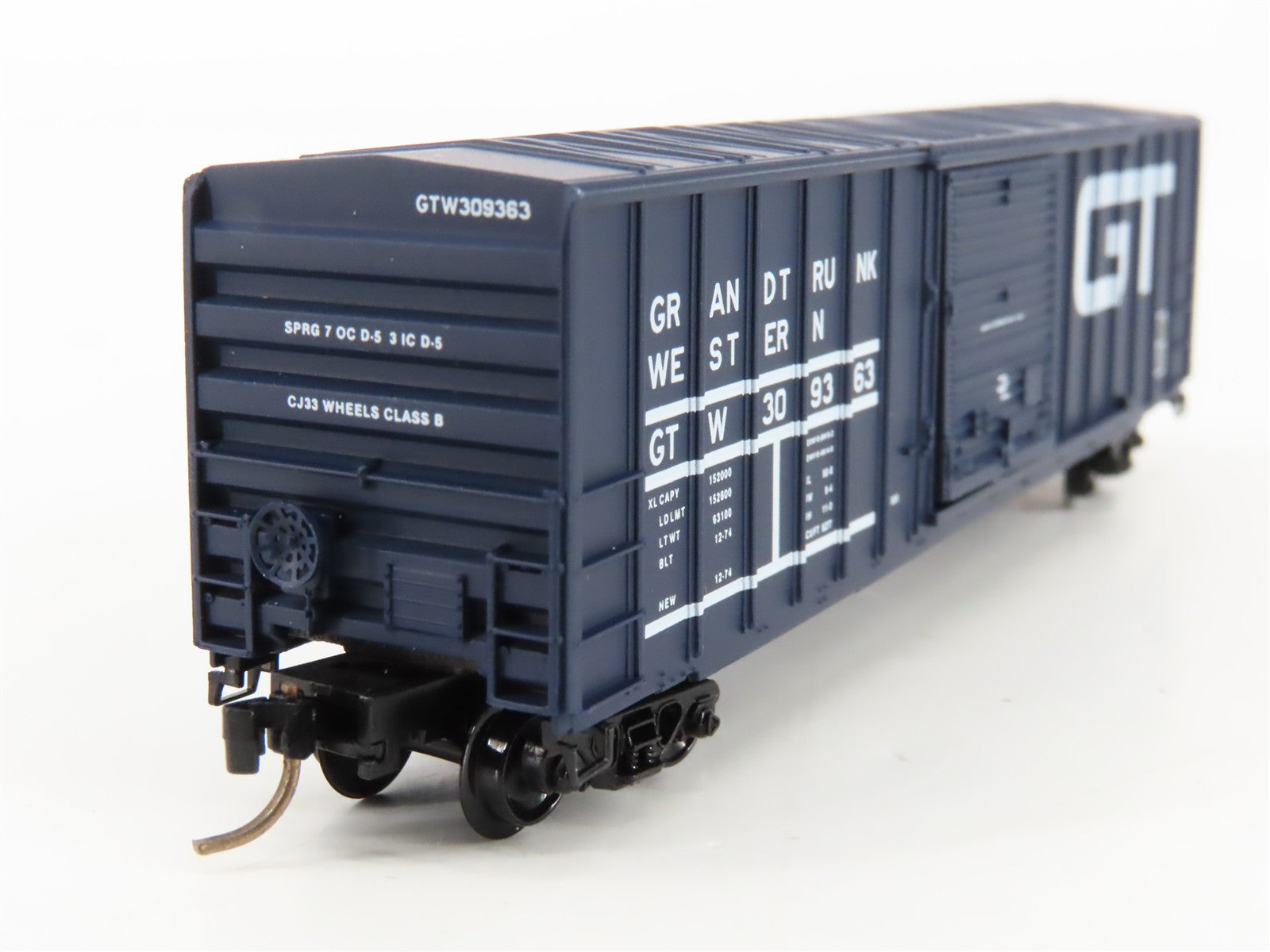 N Kadee Micro-Trains MTL 25390 GTW Grand Trunk Western 50' Box Car 309363 RTR
