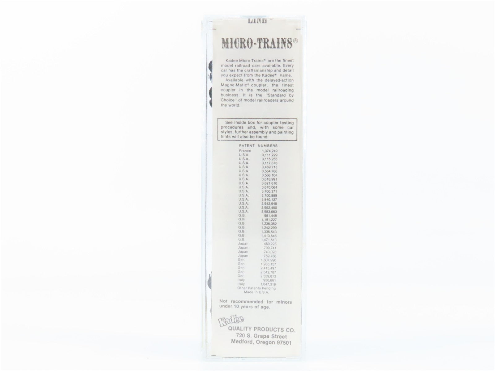N Kadee Micro-Trains MTL 25390 GTW Grand Trunk Western 50' Box Car 309363 RTR