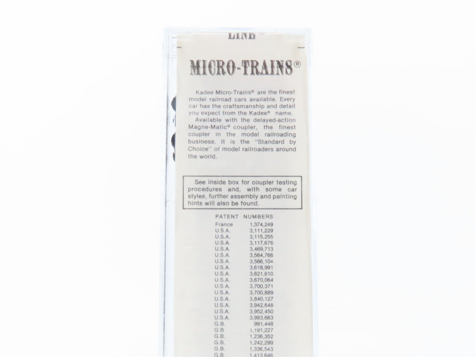 N Kadee Micro-Trains MTL 25390 GTW Grand Trunk Western 50' Box Car 309363 RTR