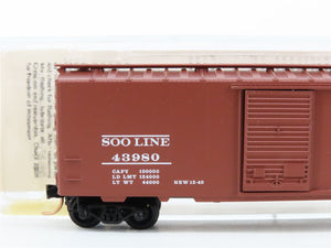 N Scale Kadee Micro-Trains MTL 20750 SOO Line 40' Single Door Box Car 43980 RTR