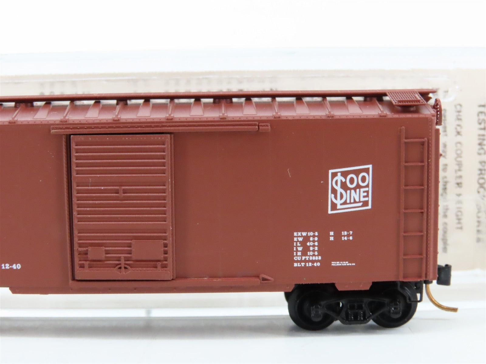 N Scale Kadee Micro-Trains MTL 20750 SOO Line 40' Single Door Box Car 43980 RTR