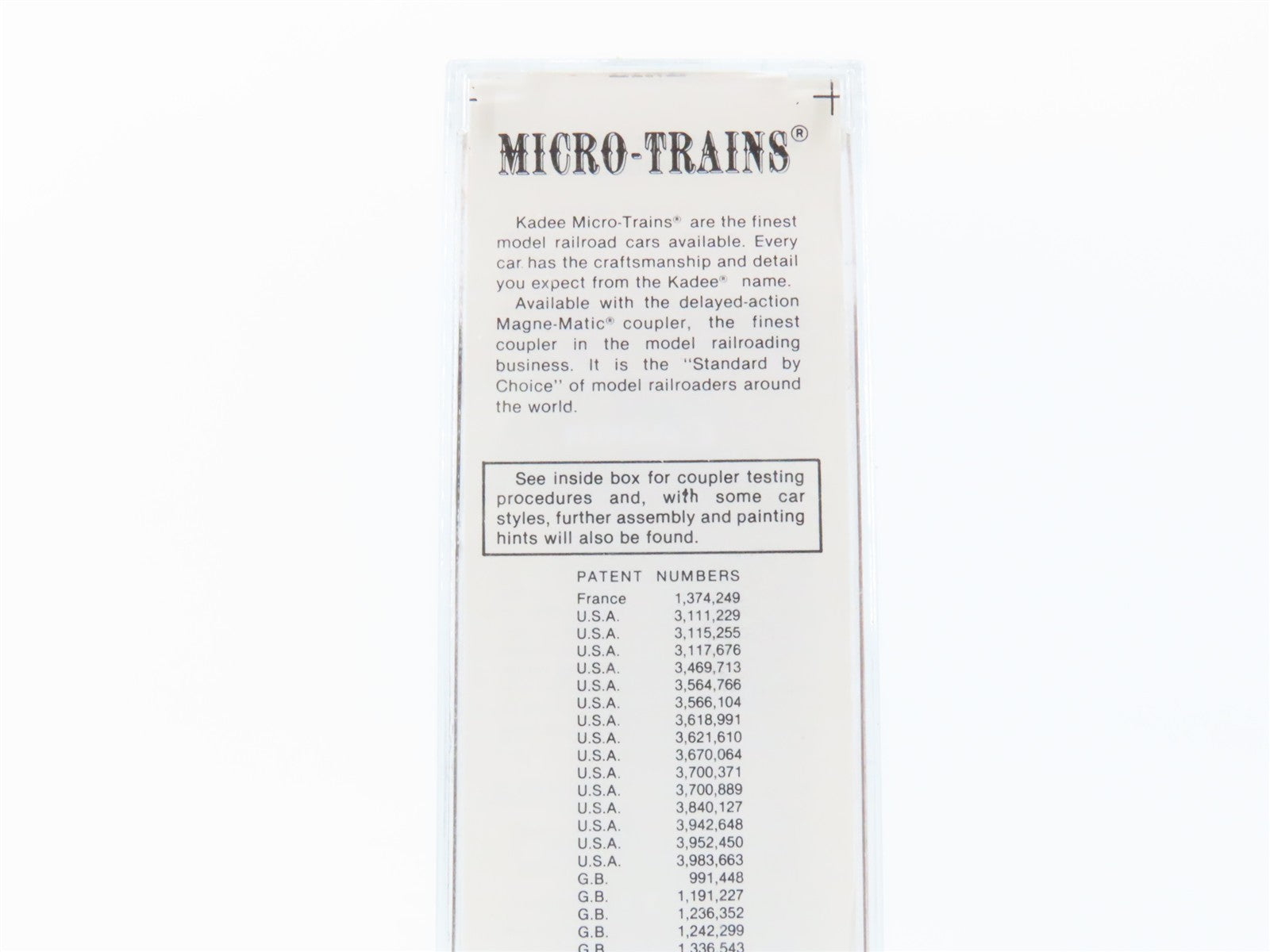 N Scale Kadee Micro-Trains MTL 20750 SOO Line 40' Single Door Box Car 43980 RTR