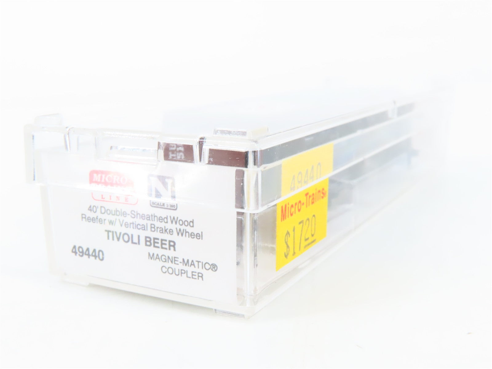 N Scale Micro-Trains MTL 49440 Tivoli Beer 40' Double-Sheathed Wood Reefer RTR
