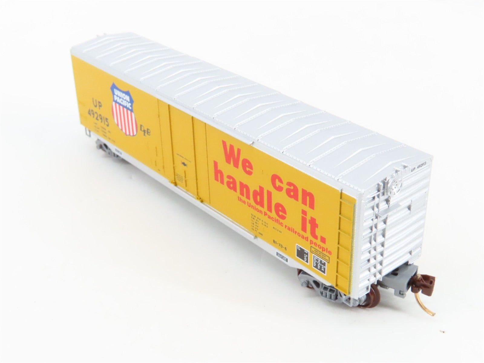 N Scale Micro-Trains MTL 38240 UP Union Pacific 50' Box Car 492915 RTR
