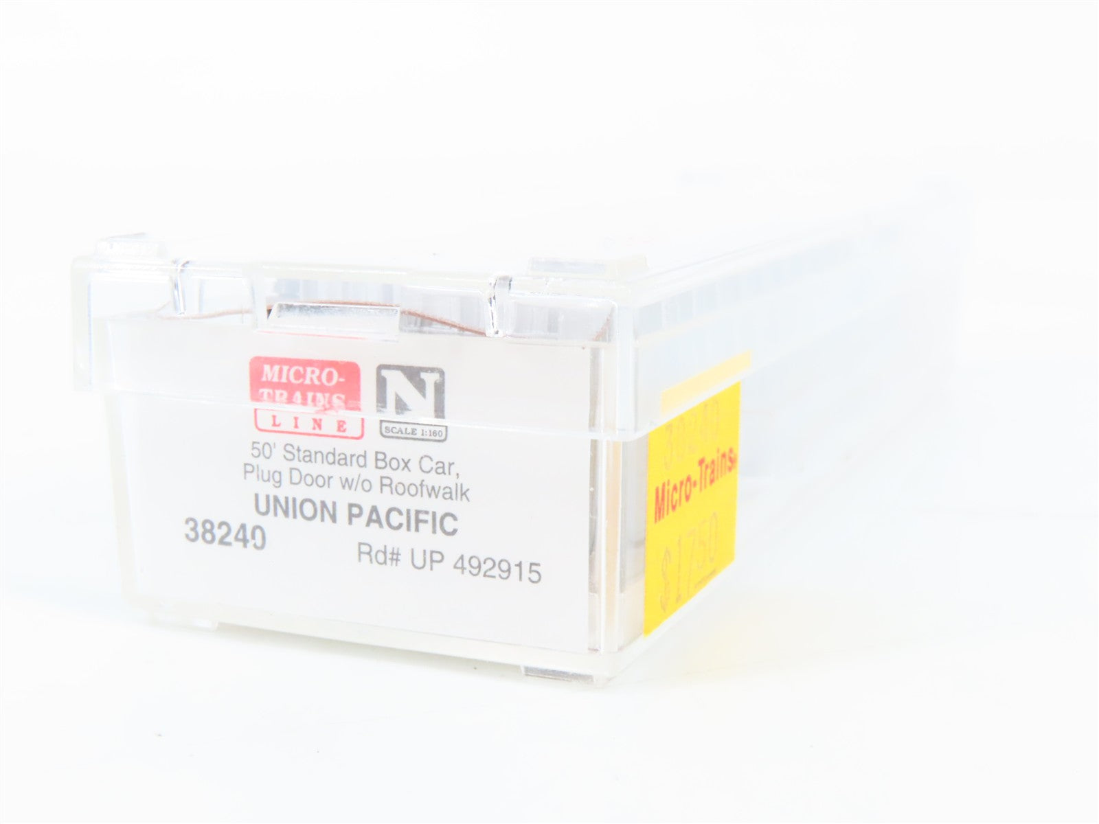 N Scale Micro-Trains MTL 38240 UP Union Pacific 50' Box Car 492915 RTR