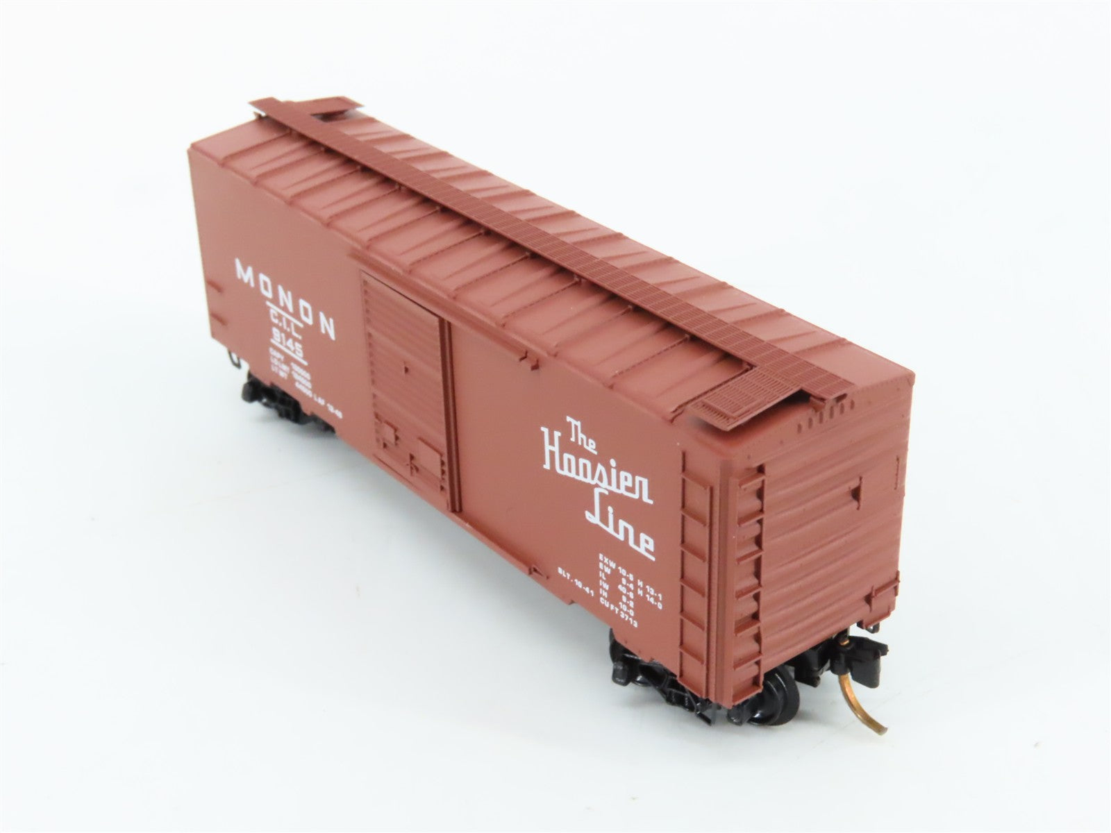 N Kadee Micro-Trains MTL 20740 CIL Monon The Hoosier Line 40' Box Car 9145 RTR