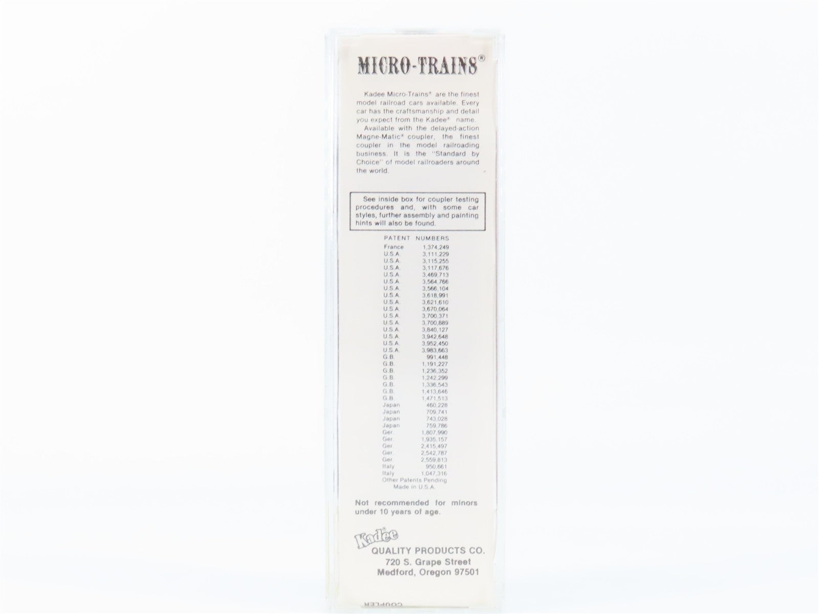N Kadee Micro-Trains MTL 20740 CIL Monon The Hoosier Line 40' Box Car 9145 RTR