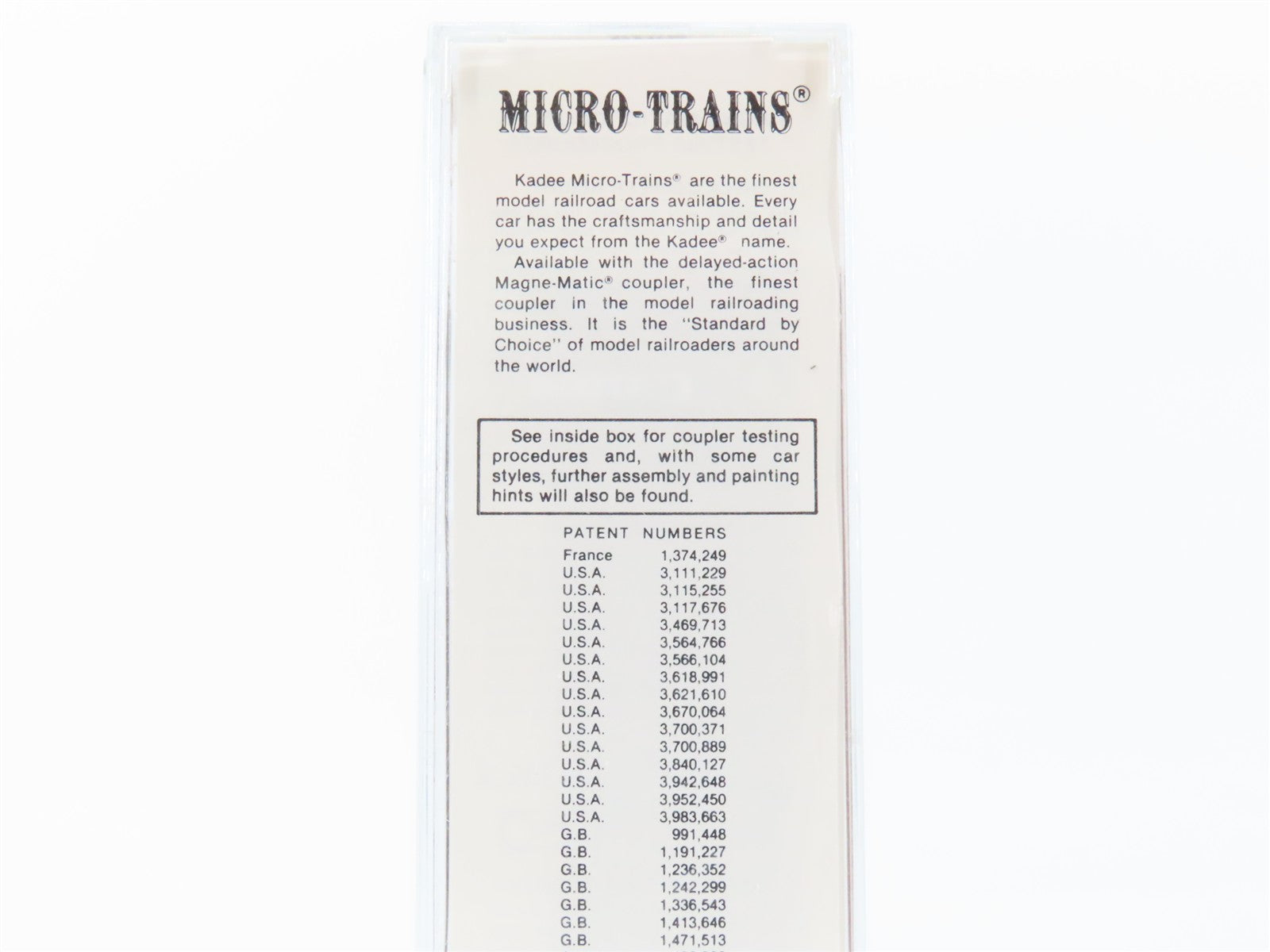 N Kadee Micro-Trains MTL 20740 CIL Monon The Hoosier Line 40' Box Car 9145 RTR
