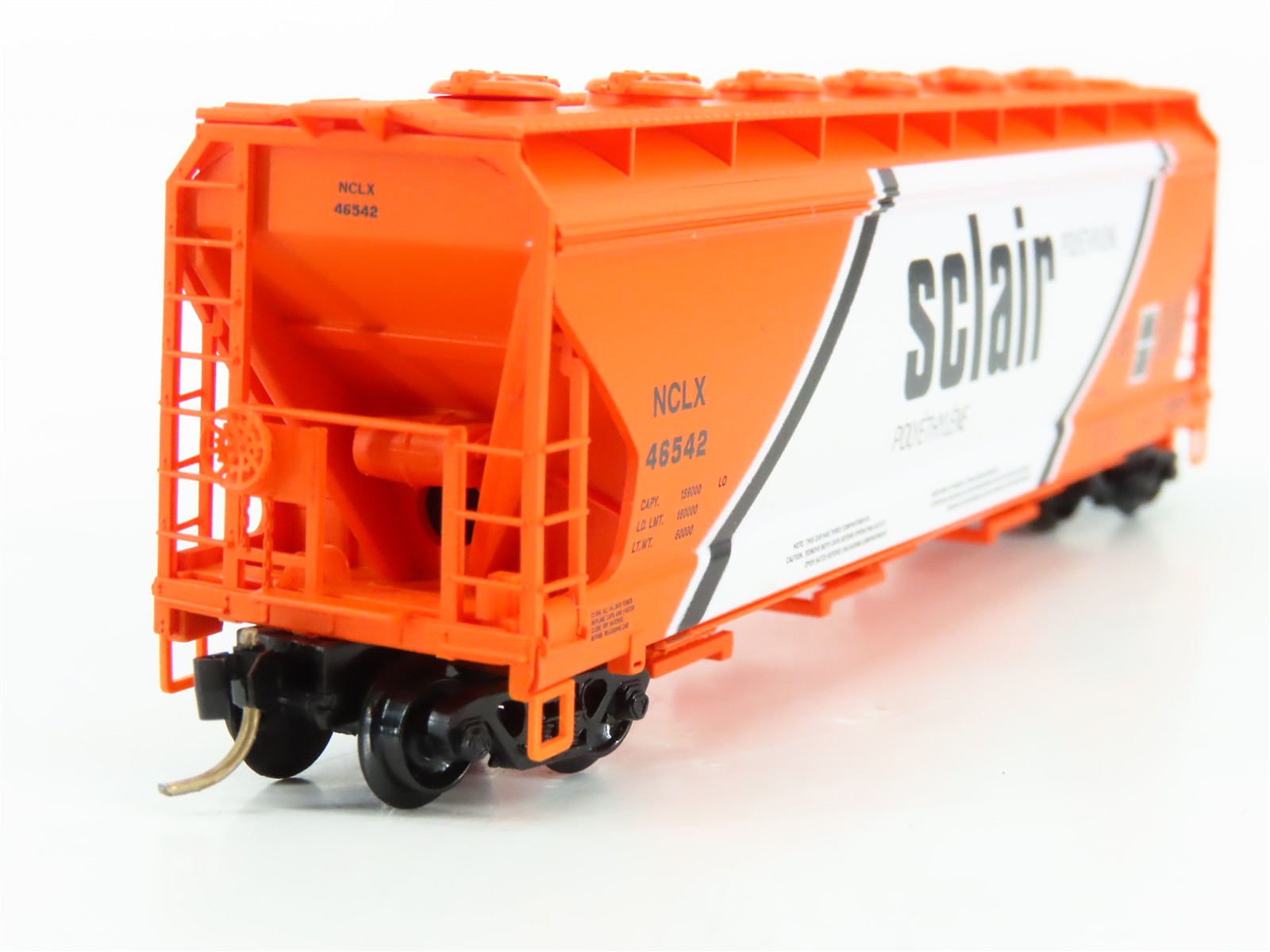 N Scale Micro-Trains MTL 93040 Sclair 3-Bay ACF Center Flow Covered Hopper RTR