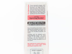 N Scale Micro-Trains MTL 93040 Sclair 3-Bay ACF Center Flow Covered Hopper RTR