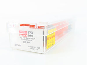N Scale Micro-Trains MTL 93040 Sclair 3-Bay ACF Center Flow Covered Hopper RTR