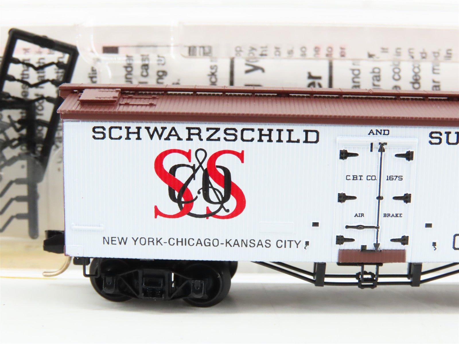 N Scale Micro-Trains MTL 58020 Schwarzschild & Sulzberger 36' Reefer RTR