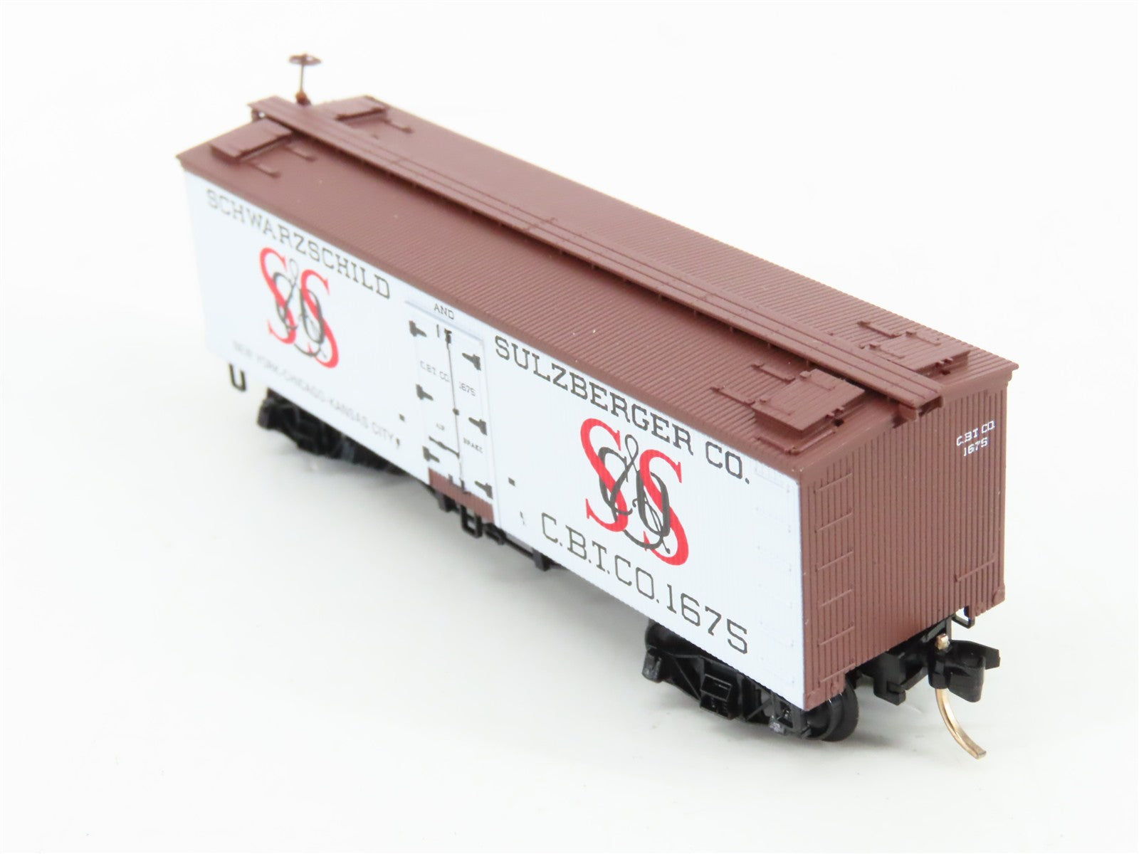 N Scale Micro-Trains MTL 58020 Schwarzschild & Sulzberger 36' Reefer RTR