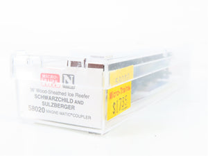 N Scale Micro-Trains MTL 58020 Schwarzschild & Sulzberger 36' Reefer RTR