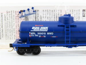 N Scale Micro-Trains MTL 65390 Montana Rail Link 39' Single Dome Tank Car RTR