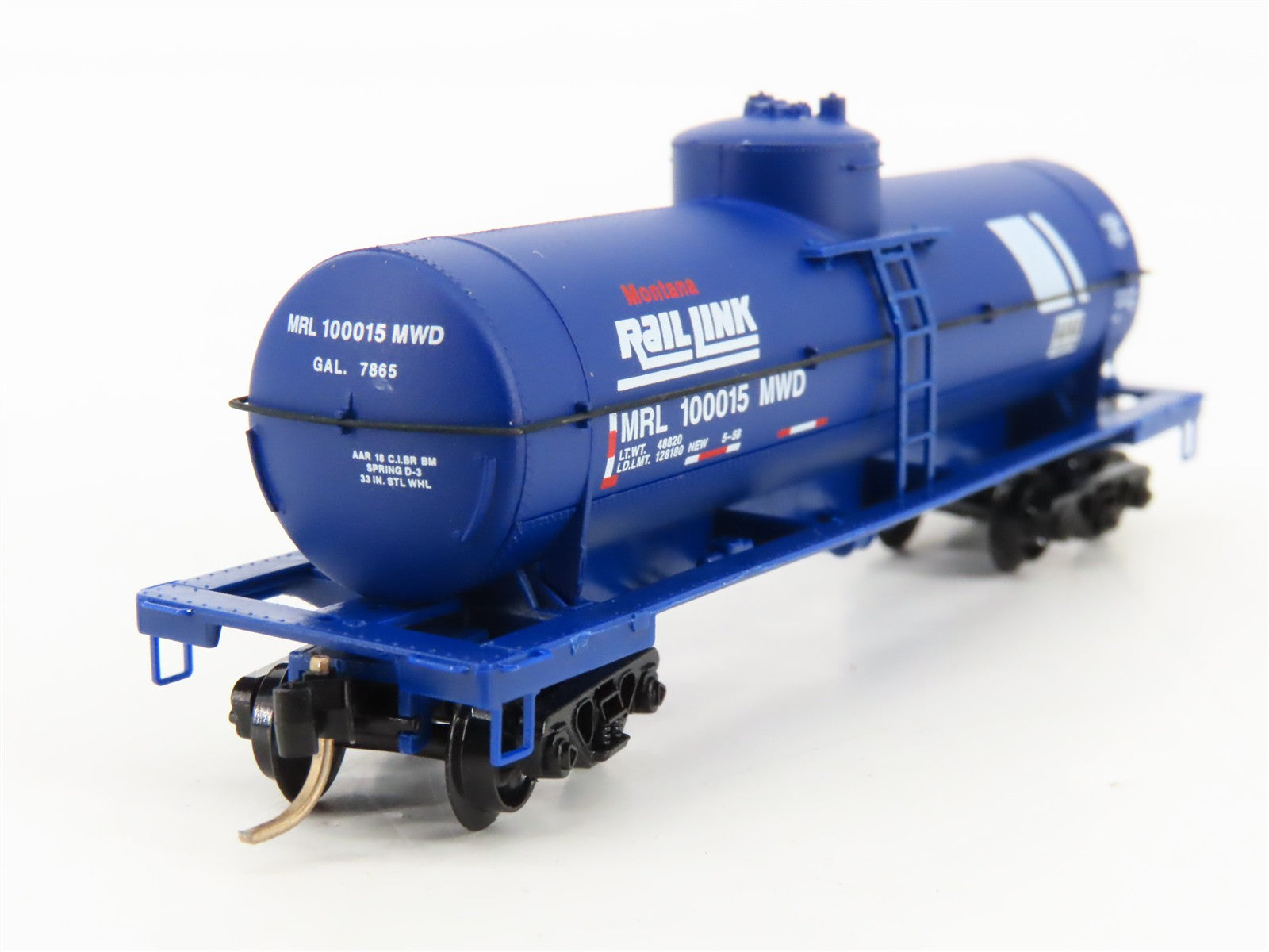 N Scale Micro-Trains MTL 65390 Montana Rail Link 39' Single Dome Tank Car RTR