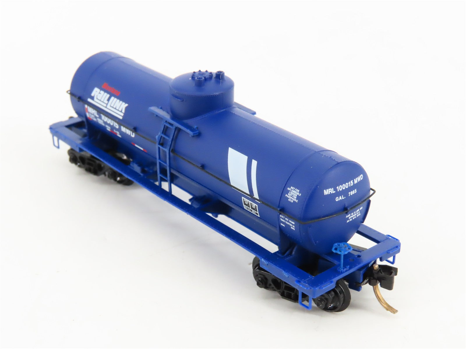 N Scale Micro-Trains MTL 65390 Montana Rail Link 39' Single Dome Tank Car RTR
