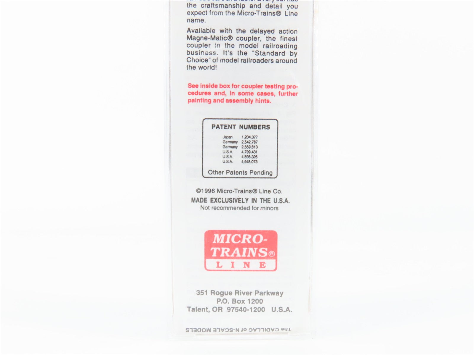 N Scale Micro-Trains MTL 65390 Montana Rail Link 39' Single Dome Tank Car RTR