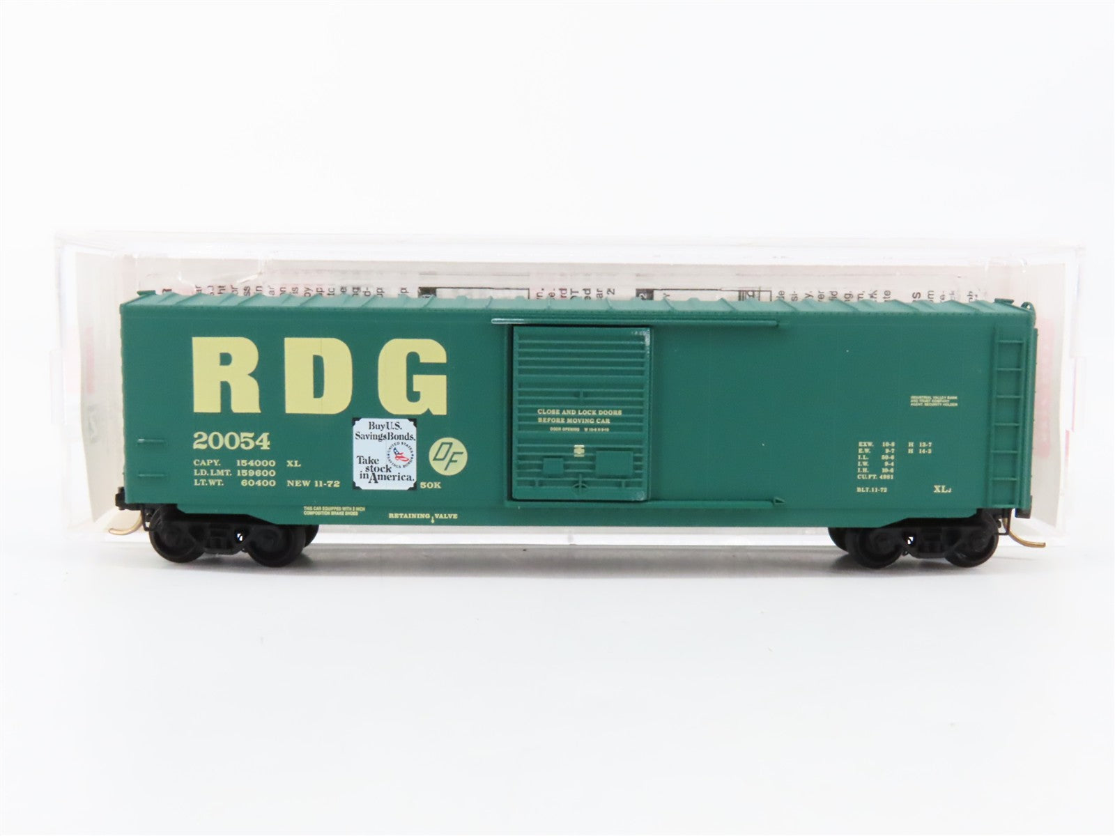 N Scale Micro-Trains MTL 77020 RDG Reading 50' Box Car 20054 RTR