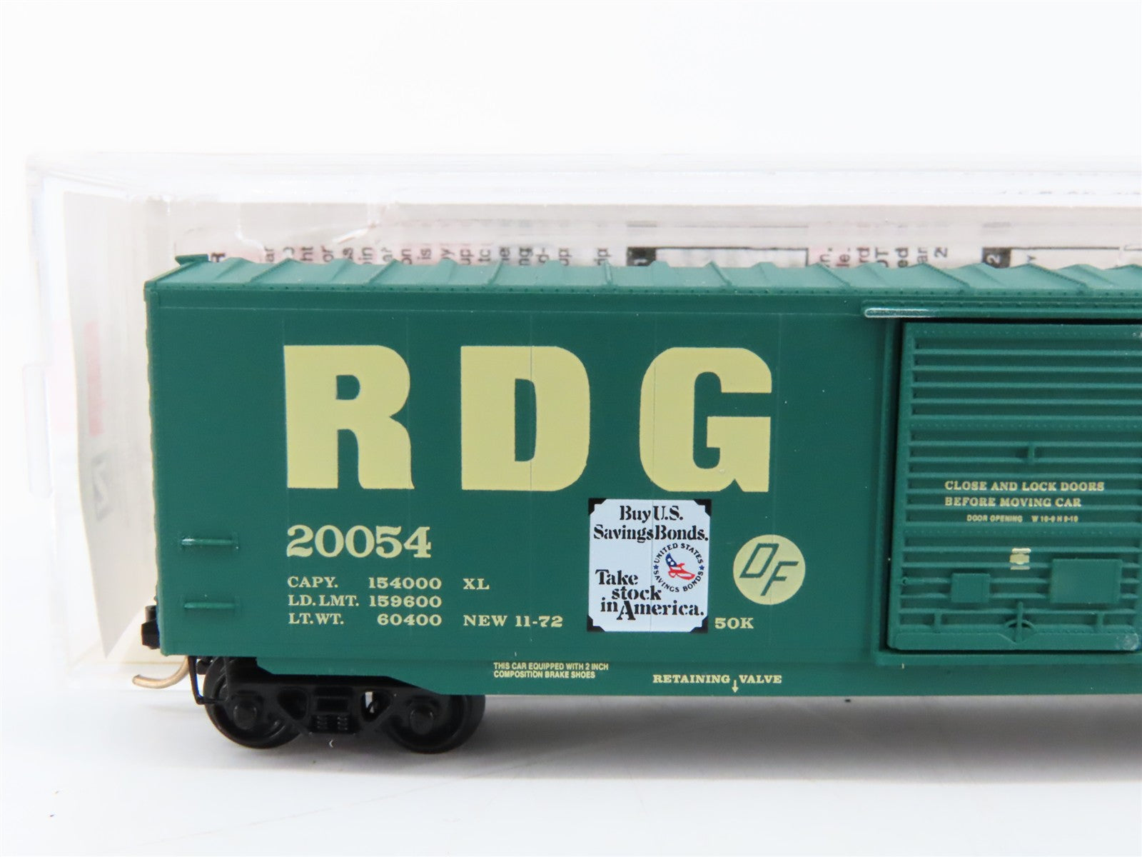 N Scale Micro-Trains MTL 77020 RDG Reading 50' Box Car 20054 RTR
