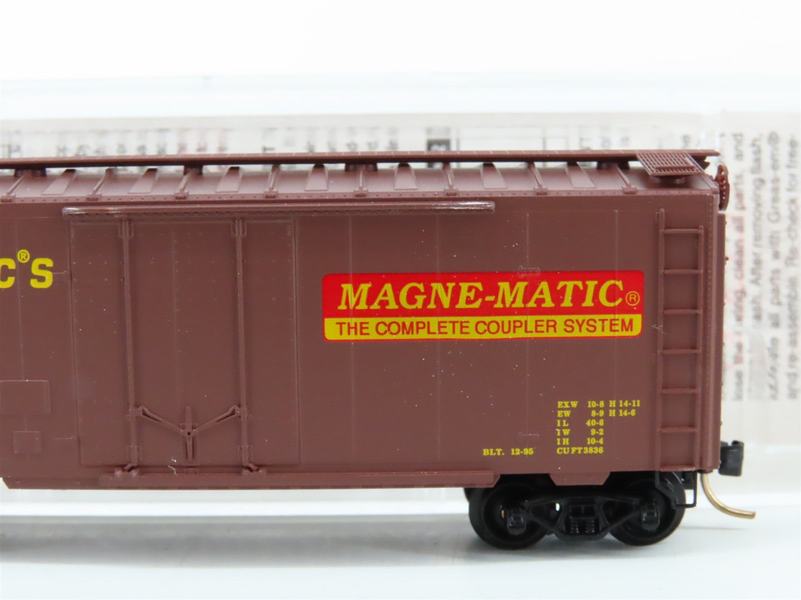 N Scale Micro-Trains MTL 21200 Route Of The Magne-Matics 40' Box Car 80 RTR