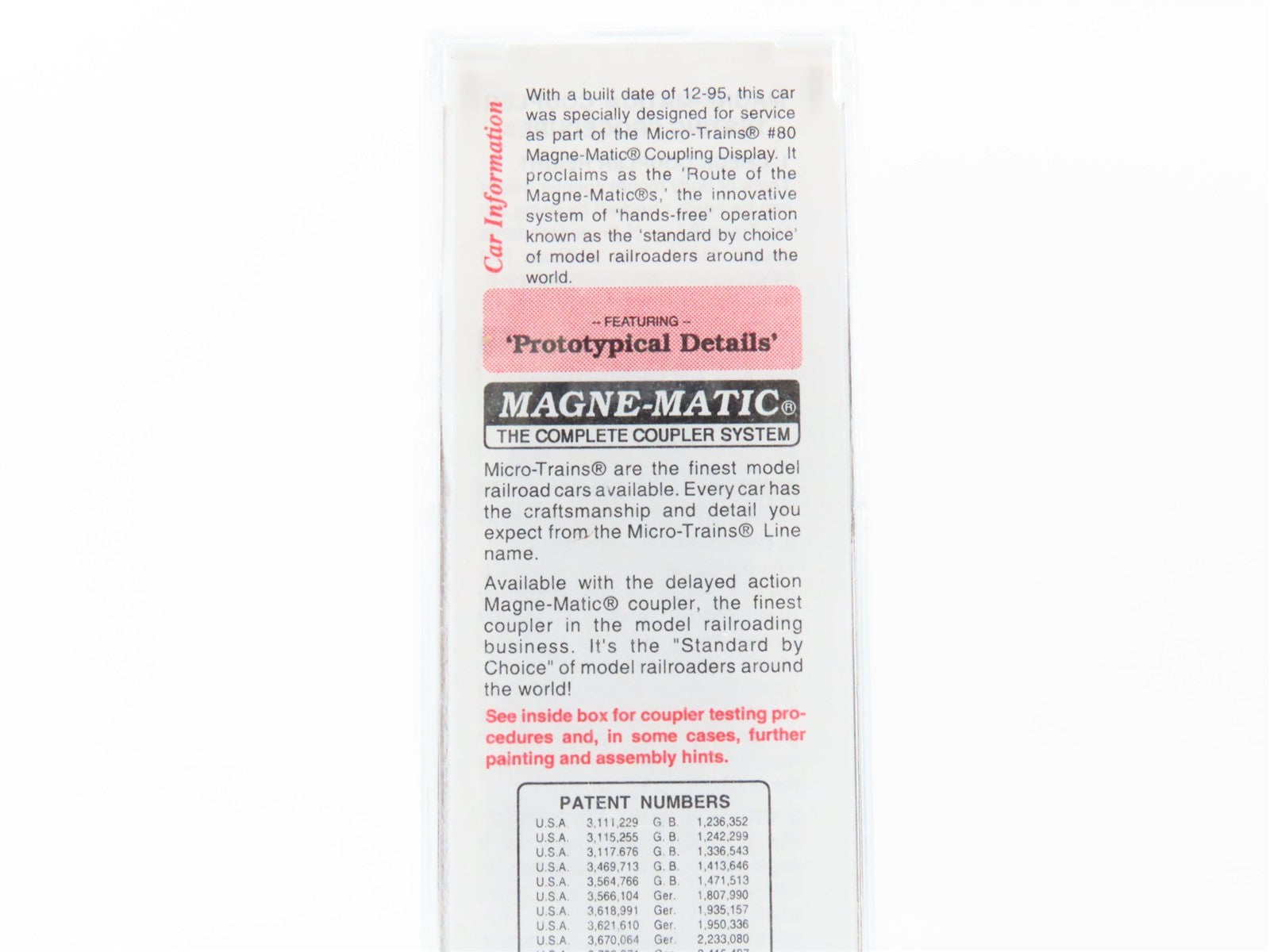 N Scale Micro-Trains MTL 21200 Route Of The Magne-Matics 40' Box Car 80 RTR