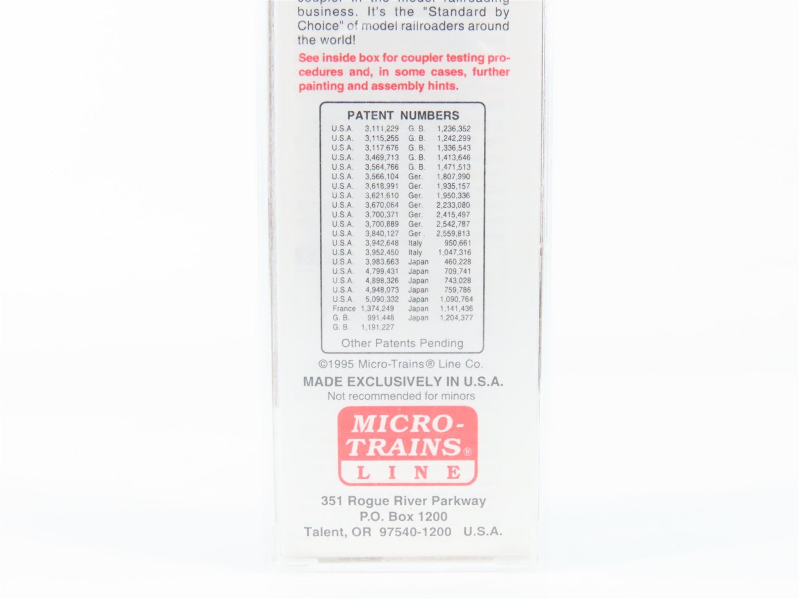 N Scale Micro-Trains MTL 21200 Route Of The Magne-Matics 40' Box Car 80 RTR